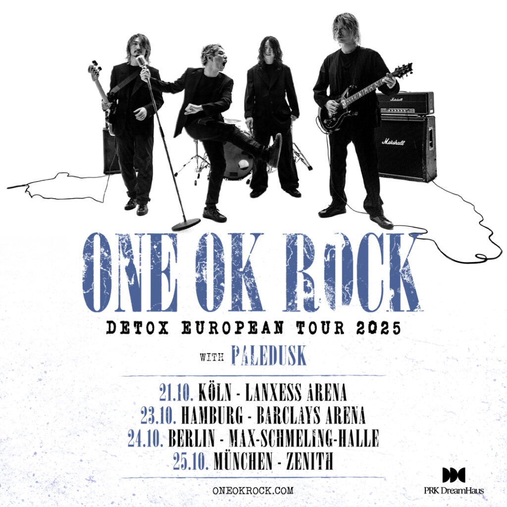 ONE OK ROCK kündigen ihre bisher größte Europa-Tour an