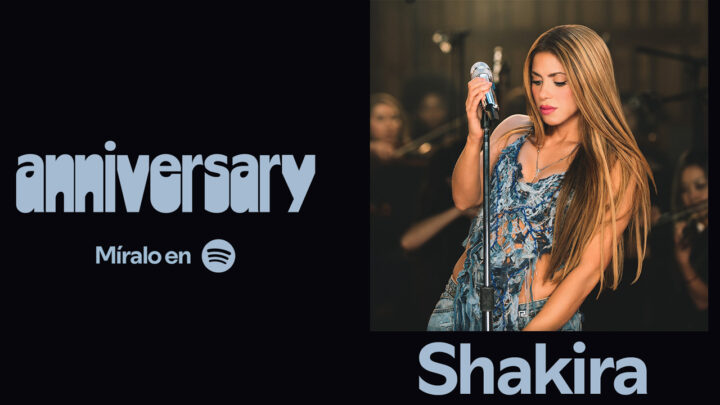 SHAKIRA blickt mit Spotify Anniversary auf die Alben zurück, die ihre Karriere geprägt haben!