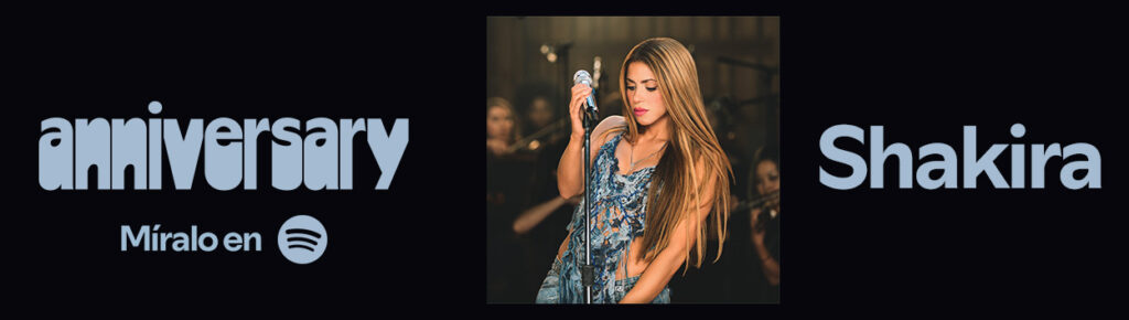 Shakira blickt mit Spotify Anniversary auf die Alben zurück, die ihre Karriere geprägt haben!